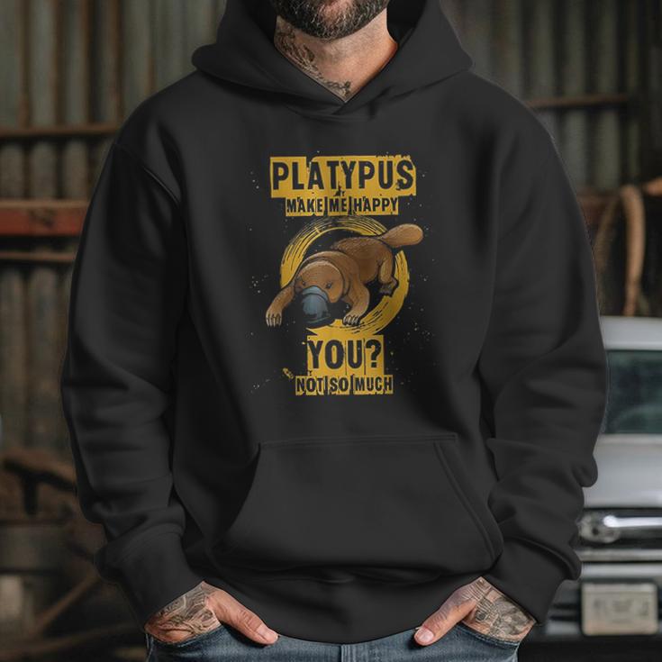 Platypus Make Me Happy Hoodie Gifts for Her