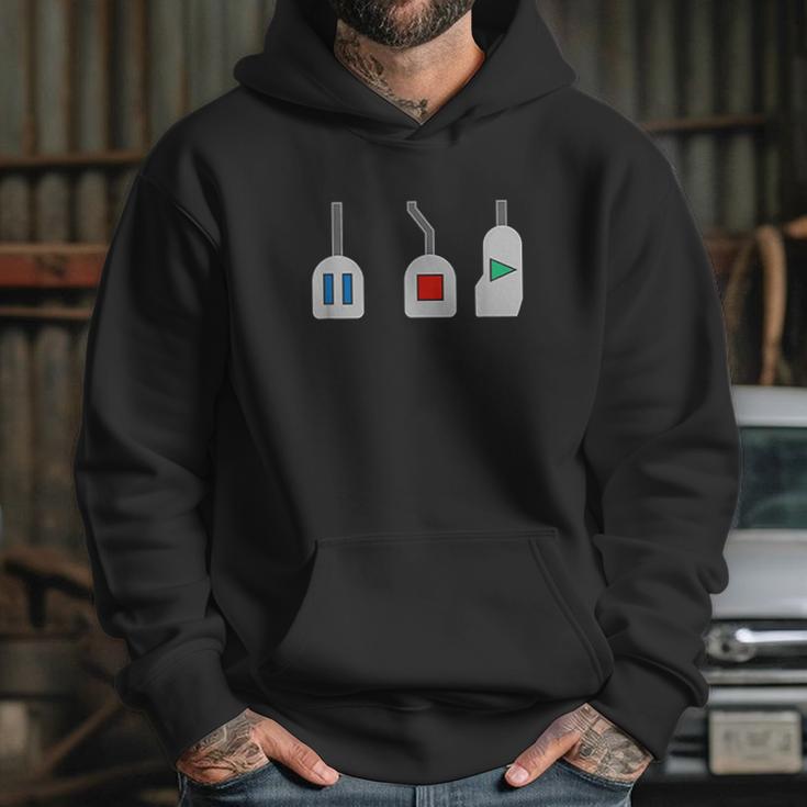 Play Stop Pause Pedals Hoodie Gifts for Her