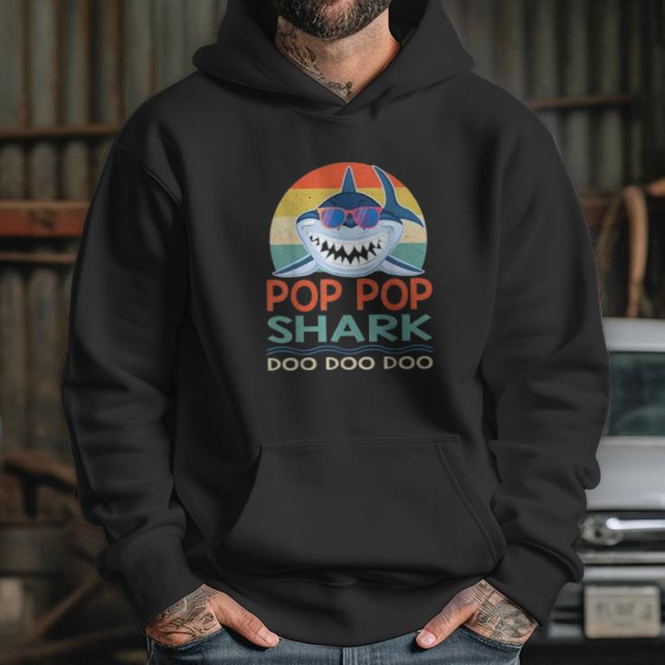 Pop Pop Shark Doo Doo Doo Baby Shark Hoodie Gifts for Her