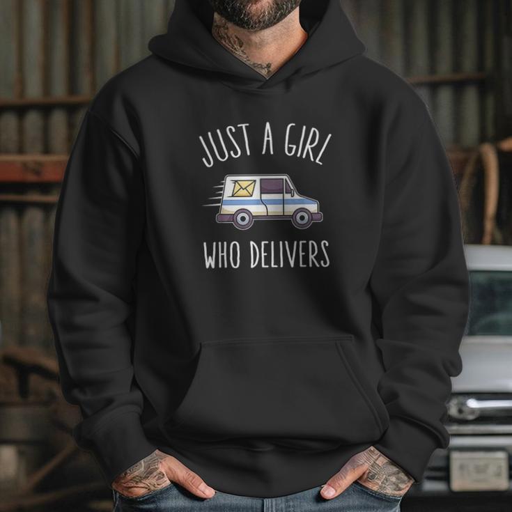 Postwoman Saying Mailwoman Mail Carrier Hoodie Gifts for Her