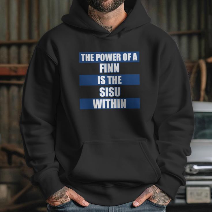 The Power Of A Finn Is The Sisu Within Hoodie Gifts for Her