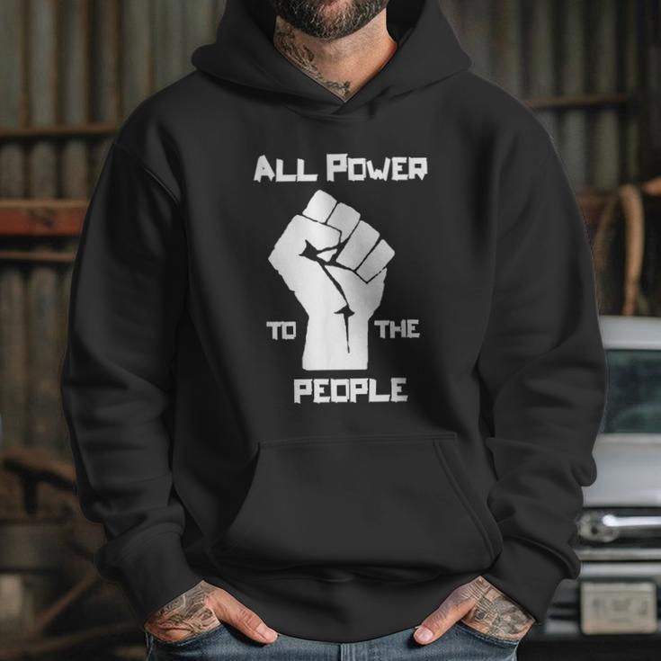 All Power To The People Panthers Party Civil Rights Graphic Design Printed Casual Daily Basic Hoodie Gifts for Her