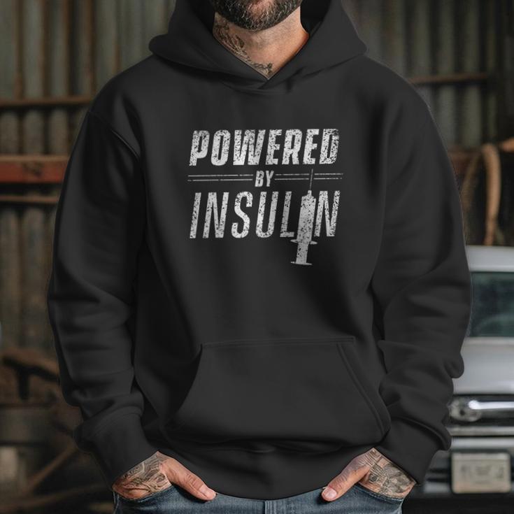 Powered By Insulin Sayings Diabetician Diabetes Awareness Gift Graphic Design Printed Casual Daily Basic Hoodie Gifts for Her