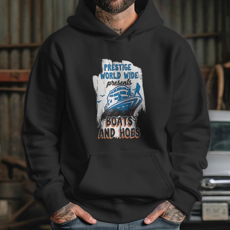 Prestige World Wide Presents Boats And Hoes Boating Nautical Hoodie Gifts for Her