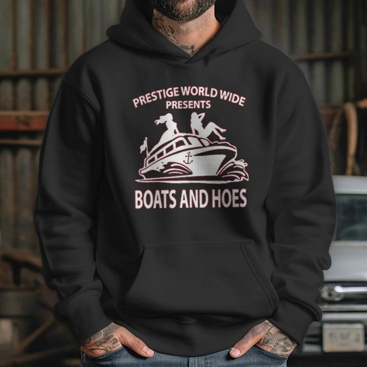 Prestige Worldwide Boats And Hoes Funny Movie Inspired Step Brothers Drinking Hoodie Gifts for Her