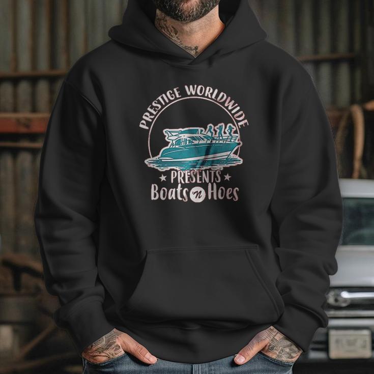 Prestige Worldwide Funny Boats N Hoes Funny Hoodie Gifts for Her