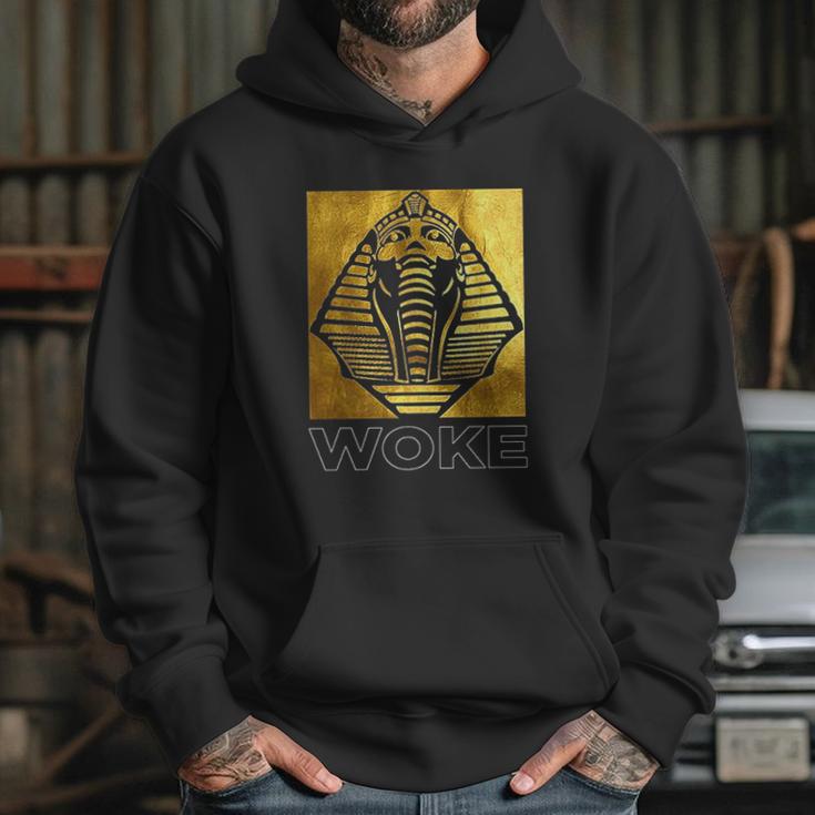 Pride Woke African American Egyptian Kemetic King Tut Hoodie Gifts for Her