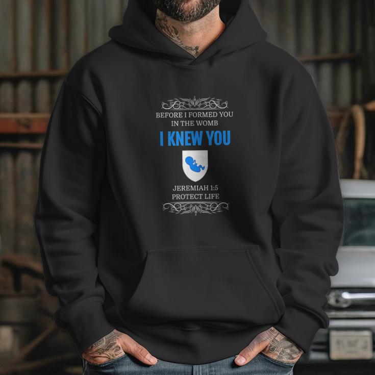 Prolife Jeremiah Before I Formed You I Knew You Hoodie Gifts for Her