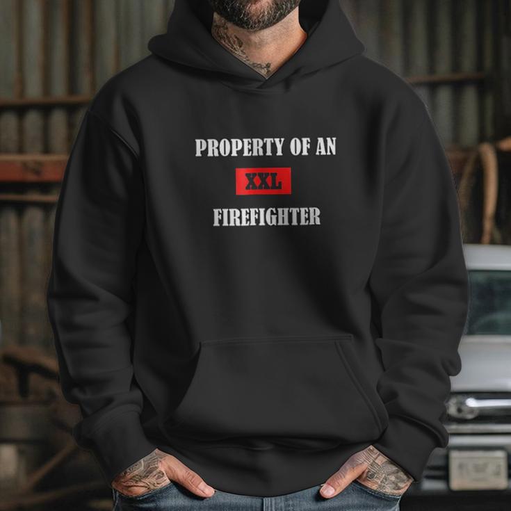 Property Of An Xxl Firefighter Firefighting Hoodie Gifts for Her