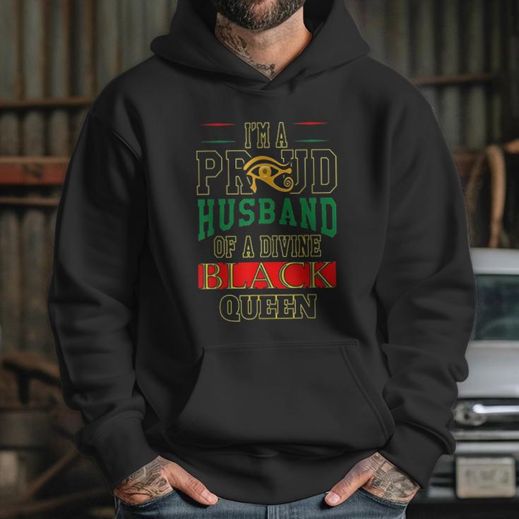 Proud Husband Of A Divine Black Queen Hoodie Gifts for Her