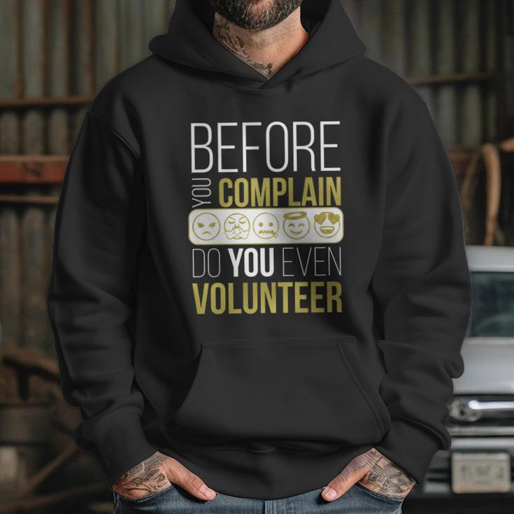 Pta Pto Fun Volunteer Before You Complain Do You Volunteer Great Gift Graphic Design Printed Casual Daily Basic Hoodie Gifts for Her