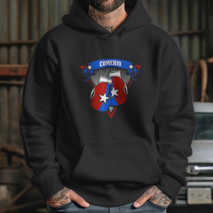 Puerto Rican Comerio Puerto Rico Boxing Gloves Hoodie Gifts for Her