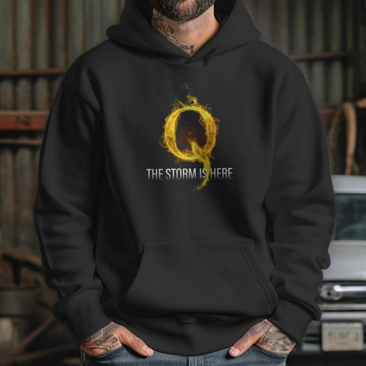 Q Anon T-Shirt The Storm Is Here Hoodie Gifts for Her