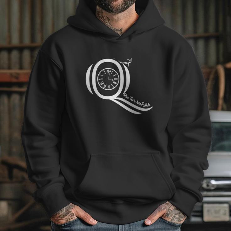 Qanon The Storm Is Coming Follow The White Rabbit Long Sleeve T-Shirt Hoodie Gifts for Her