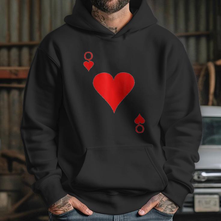 Queen Of Hearts Deck Of Cards Halloween Hoodie Gifts for Her