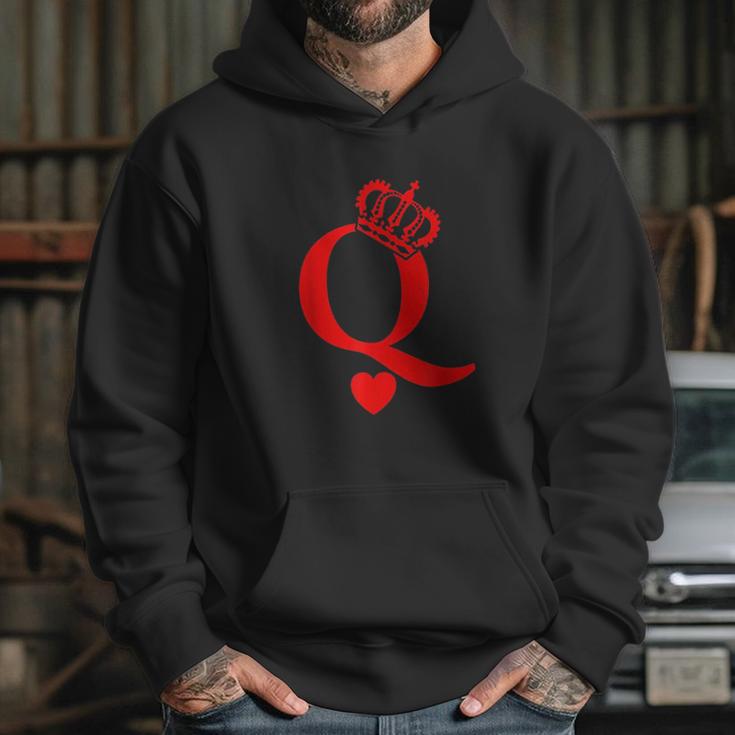 Queen Of Hearts King Of Hearts Hoodie Gifts for Her