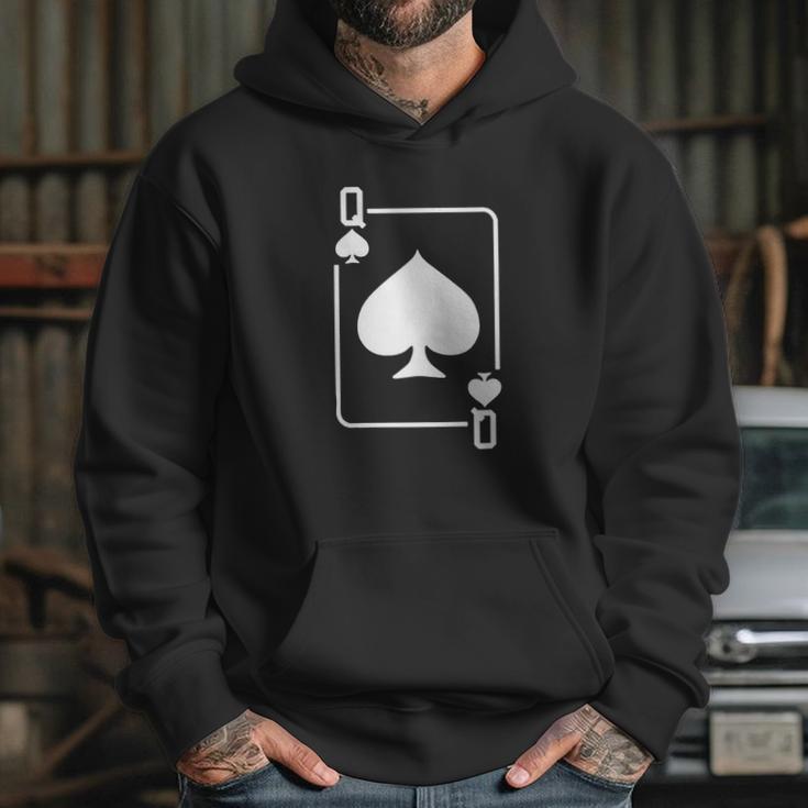 Queen Of Spades Playing Card Hoodie Gifts for Her