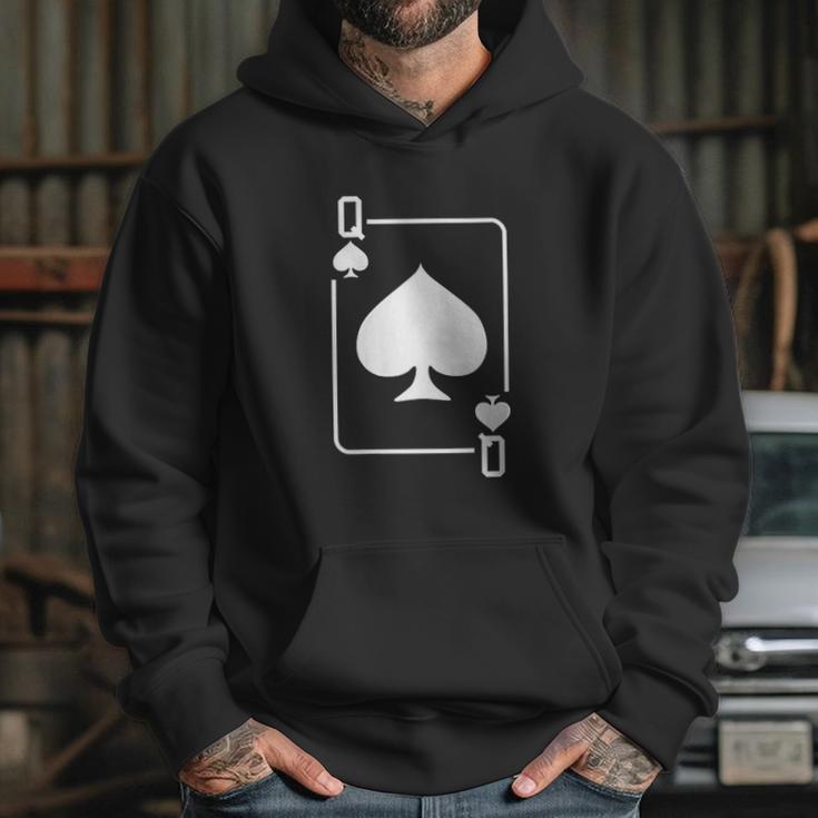 Queen Of Spades Playing Card Hoodie Gifts for Her