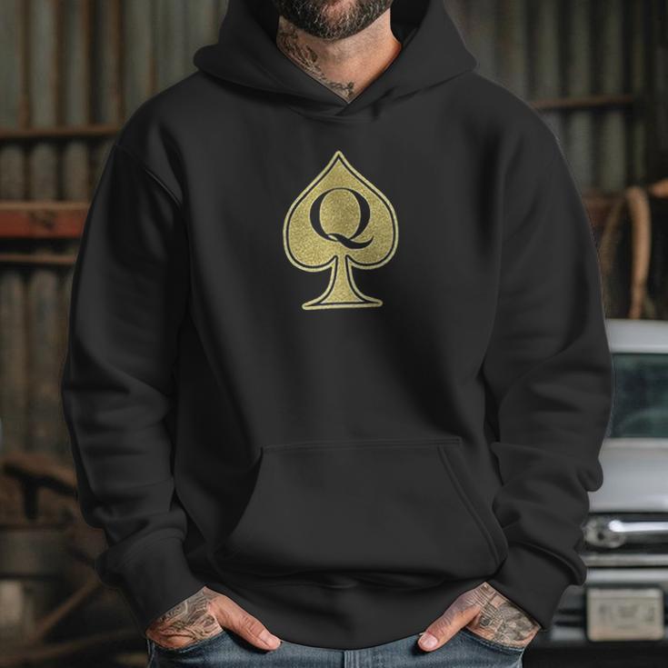 Queen Of Spades With Qos Symbol Hoodie Gifts for Her