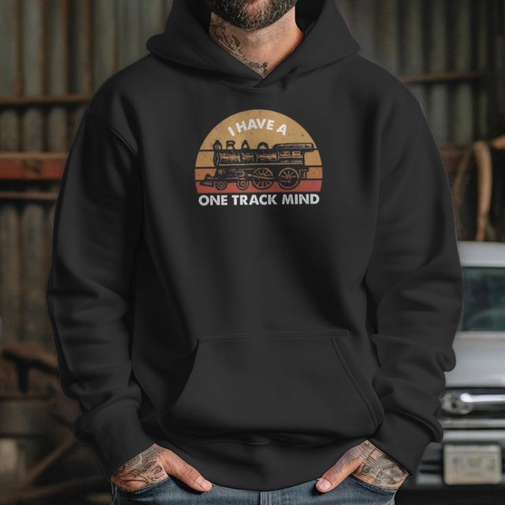 Railroad Model I Have A One Track Mind Hoodie Gifts for Her