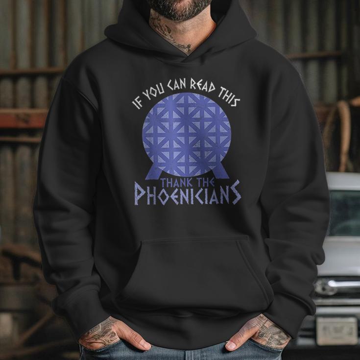 If You Can Read This Thank The Phoenicians Reading Hoodie Gifts for Her