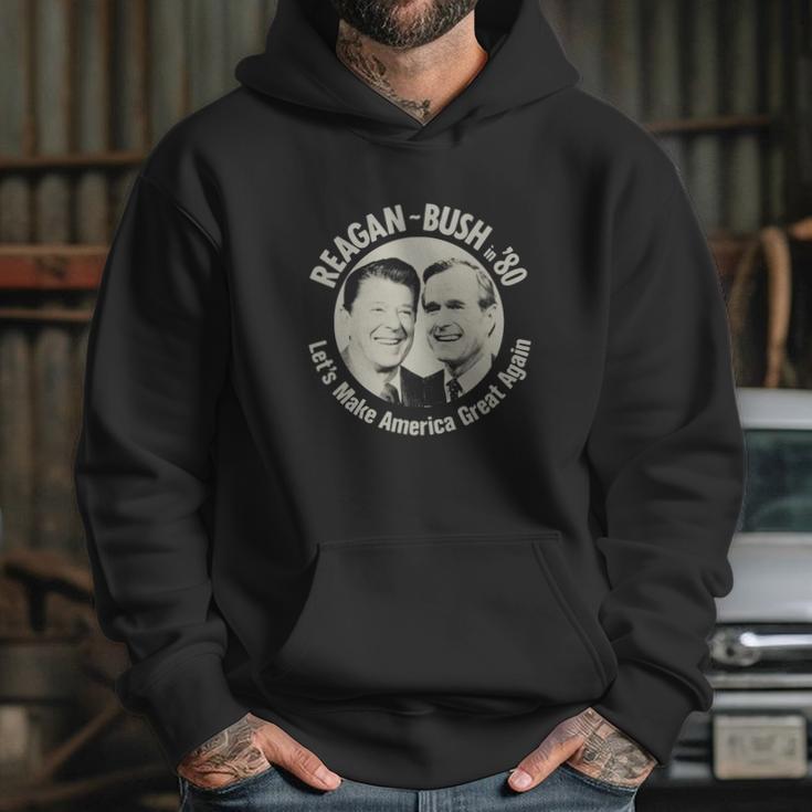 Reagan Bush 80 Campaign Hoodie Gifts for Her