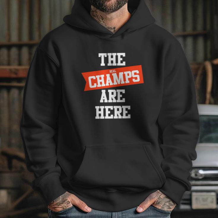 The Real Champs Are Here Hoodie Gifts for Her