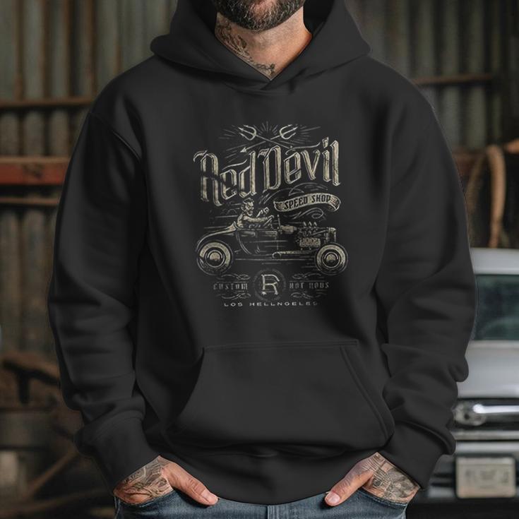 Red Devil Clothing Speed Shop Hoodie Gifts for Her