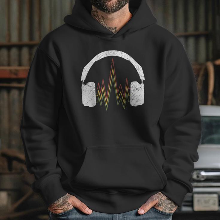 Reggae Music Headphones Rastafari Rasta Gift Hoodie Gifts for Her