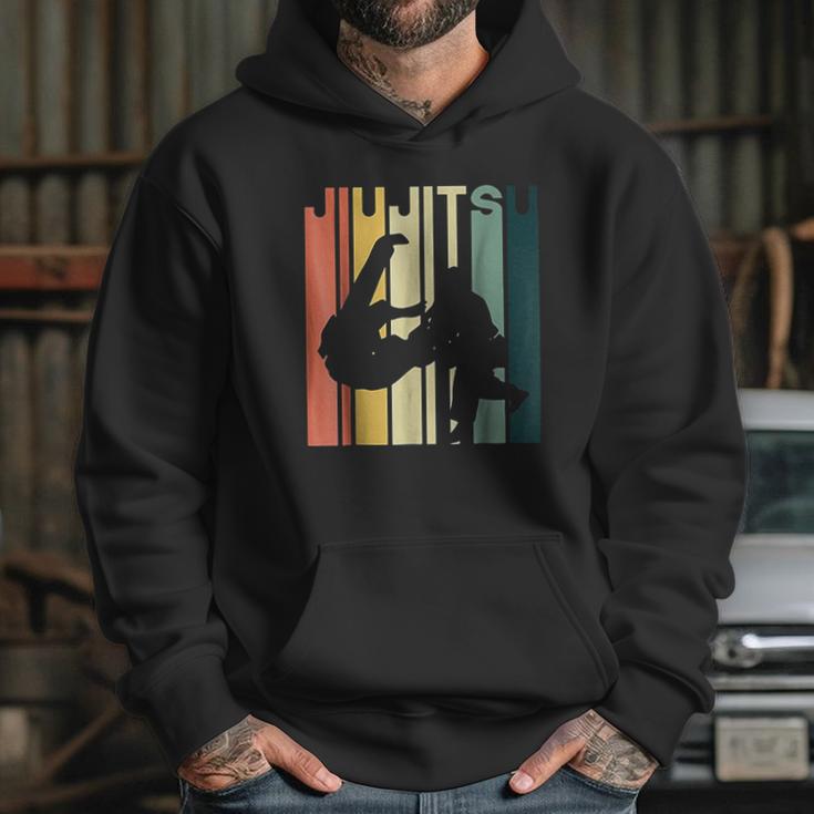 Retro Vintage Bjj Martial Arts Jiu Jitsu Hoodie Gifts for Her