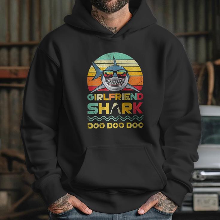 Retro Vintage Girlfriend Shark Doo Doo Doo Halloween Hoodie Gifts for Her