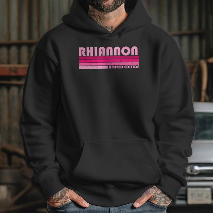 Rhiannon Name Personalized Retro Vintage 80S 90S Hoodie Gifts for Her