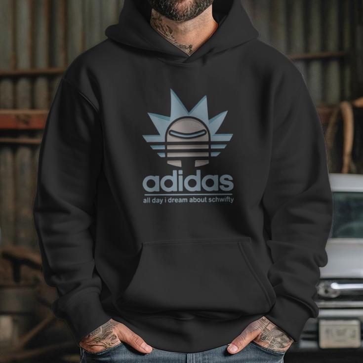 Rick Adidas All Day I Dream About Schwifty Shirt Hoodie Gifts for Her