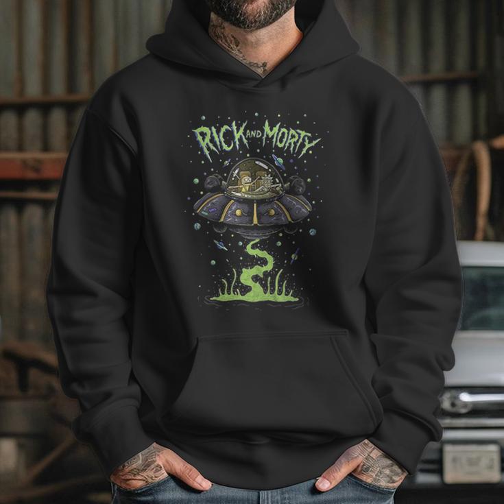 Ripple Junction Rick And Morty Spaceship Dumping Hoodie Gifts for Her