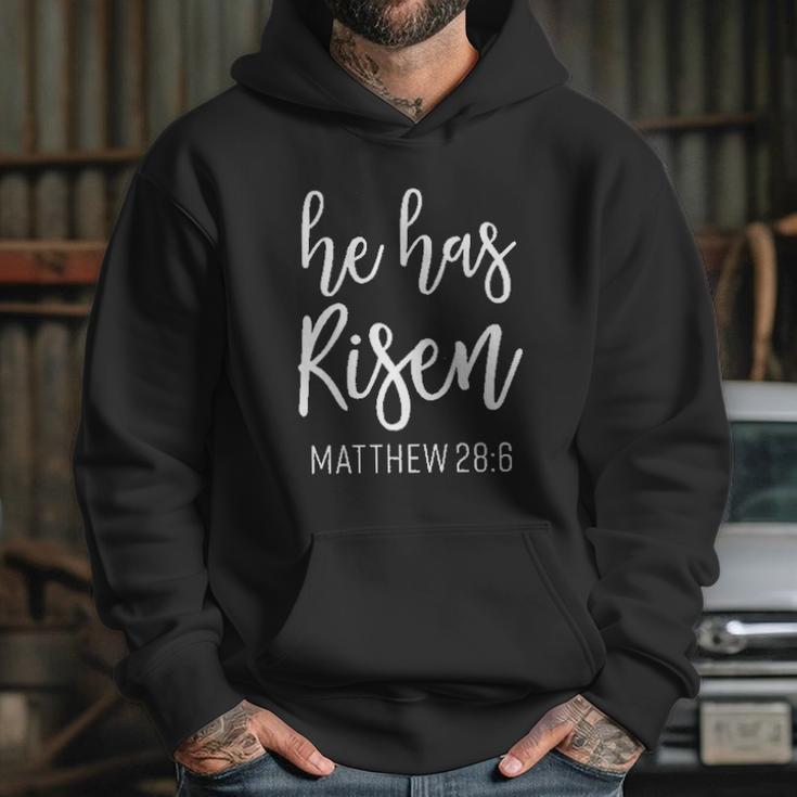 He Has Risen Matthew 28 6 Religious Hoodie Gifts for Her