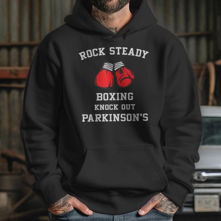 Rock Steady Boxing Knock Out Parkinsons Hoodie Gifts for Her