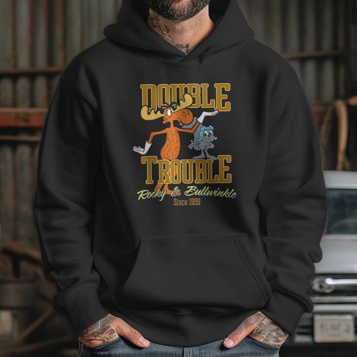 Rocky And Bullwinkle Double Trouble Pals Graphic Hoodie Gifts for Her