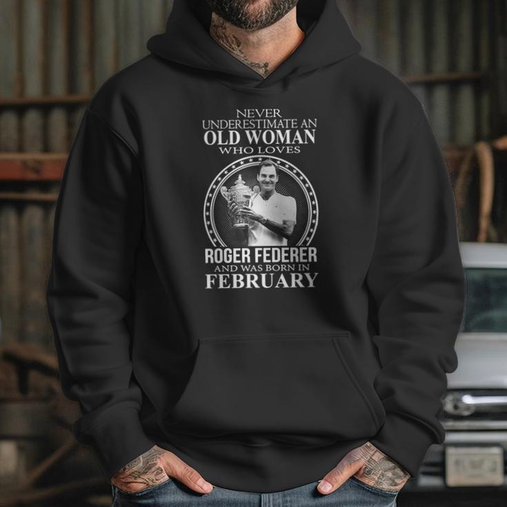 Roger Federer Old Woman February Hoodie Gifts for Her