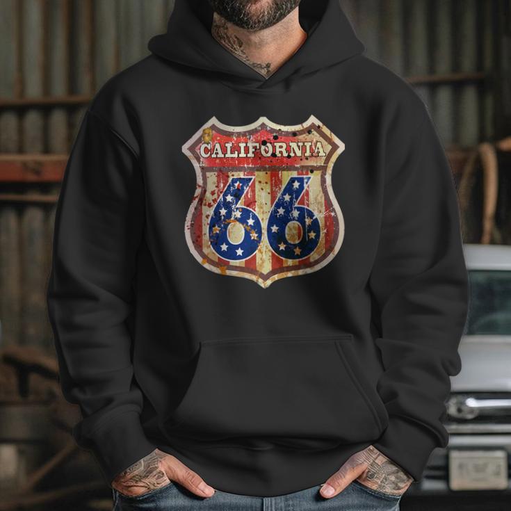 Route 66 California Graphic Design Printed Casual Daily Basic Hoodie Gifts for Her