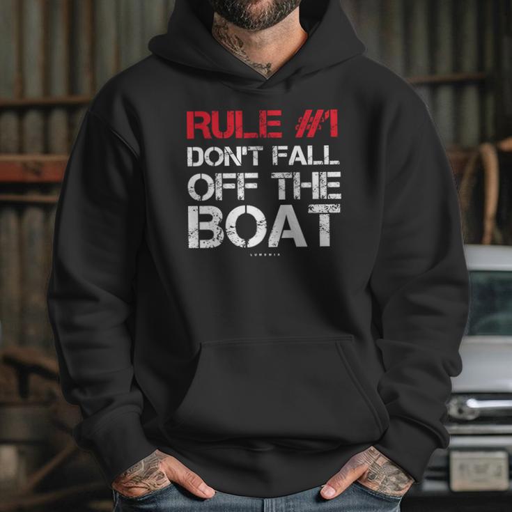 Rule 1 DonFall Off The Boat Shirt - Funny Cruise Shirts Hoodie Gifts for Her