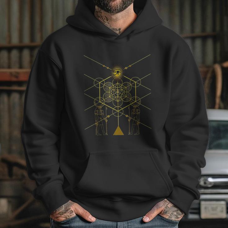 Sacred Geometry Science Egyptian Hoodie Gifts for Her