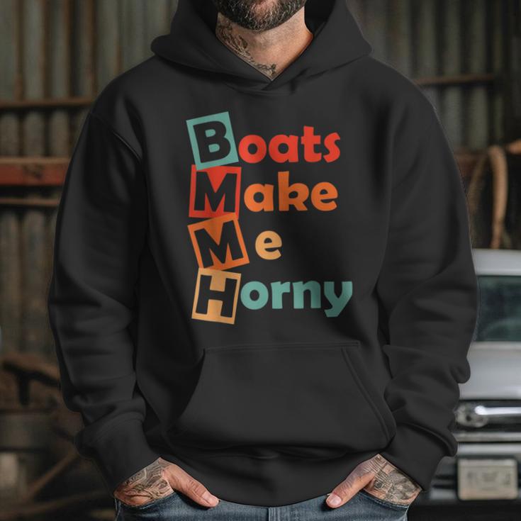 Sadiecrowell Boats Make Me Horny Vintage Hoodie Gifts for Her