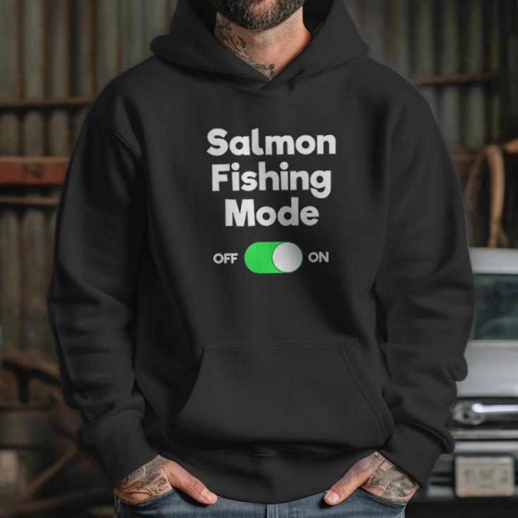 Salmon Fishing Gift Funny Fisher Mode Hoodie Gifts for Her