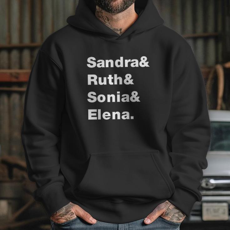 Sandra And Ruth And Sonia And Elena Supreme Court Hoodie Gifts for Her