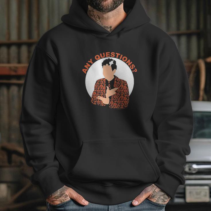 Saturday Night Live David S Pumpkins Any Questions Black Hoodie Gifts for Her