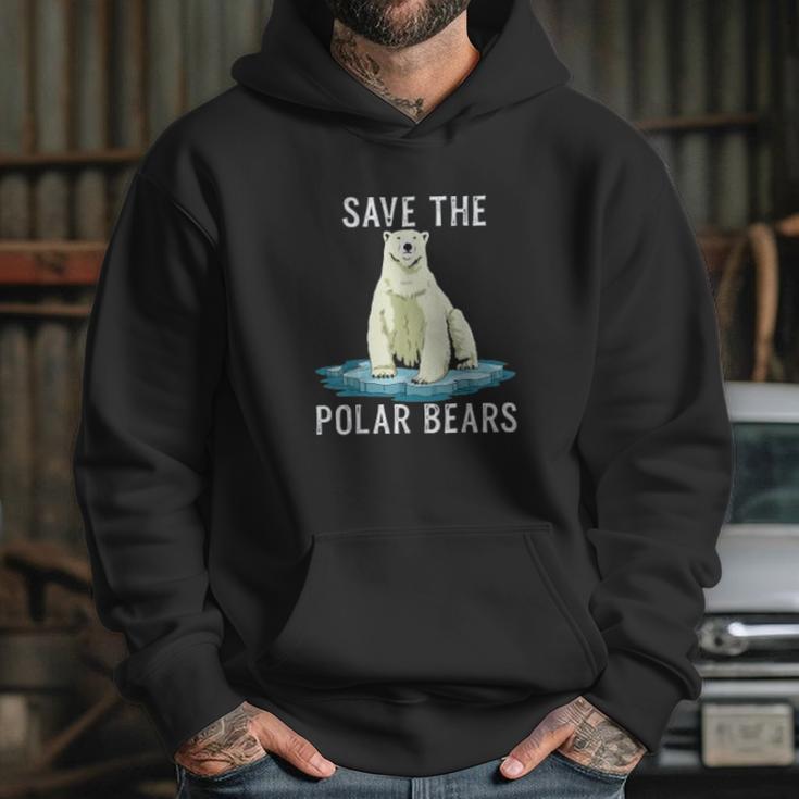 Save The Polar Bears Anti Climate Change Polar Bear Hoodie Gifts for Her