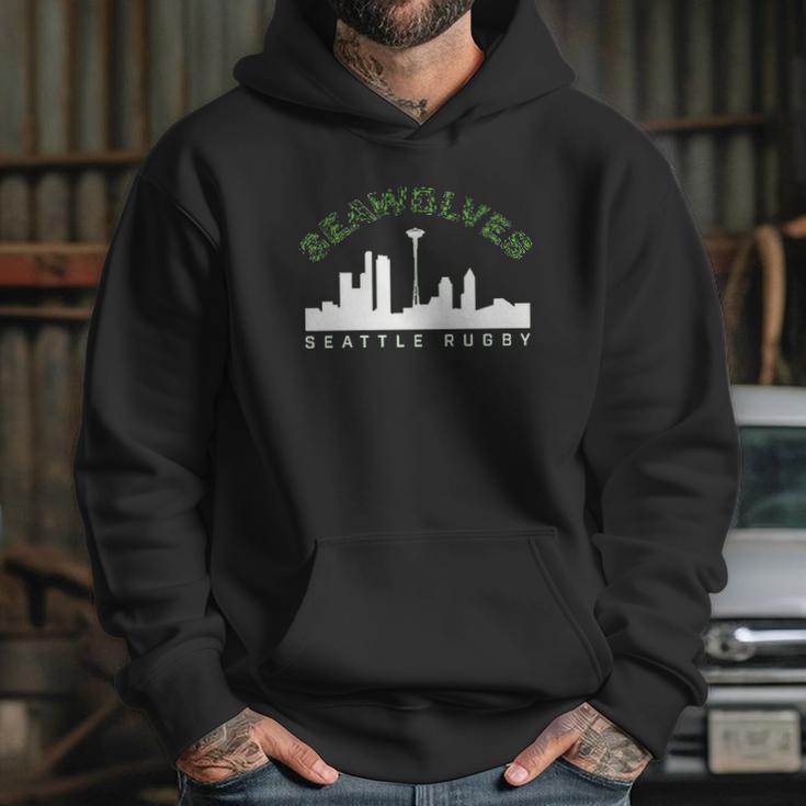 Seattle Seawolves City Skyline Hoodie Gifts for Her