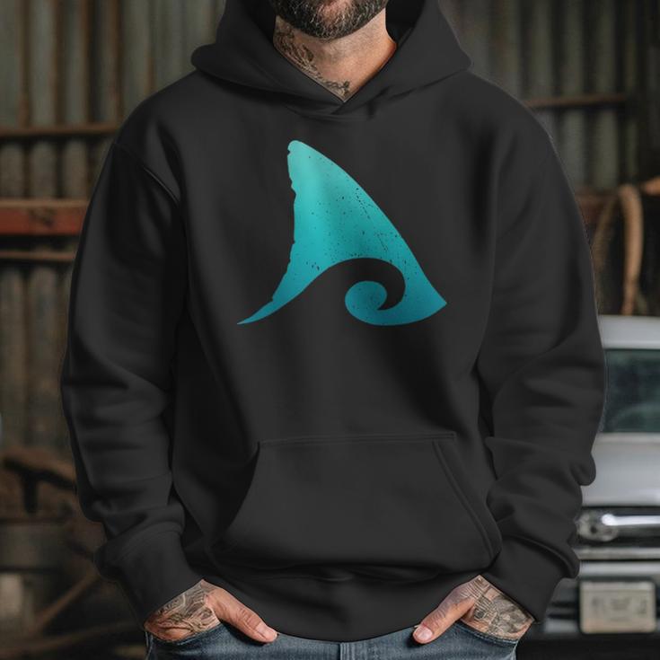 Shark Fin Ocean Wave Hoodie Gifts for Her