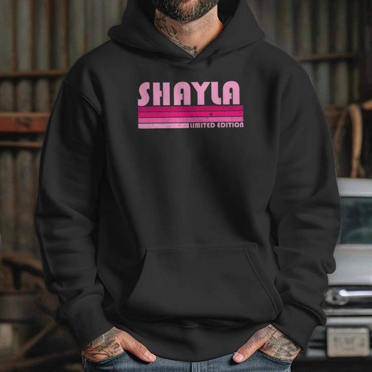 Shayla Name Personalized Retro Vintage 80S 90S Hoodie Gifts for Her