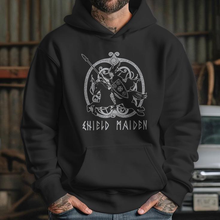 Shield Maiden Viking Woman Warrior Norse Mythology Gift Hoodie Gifts for Her